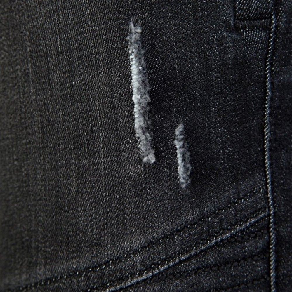 Neil Barrett Men&#39;s Regular Rise Black Jeans Black