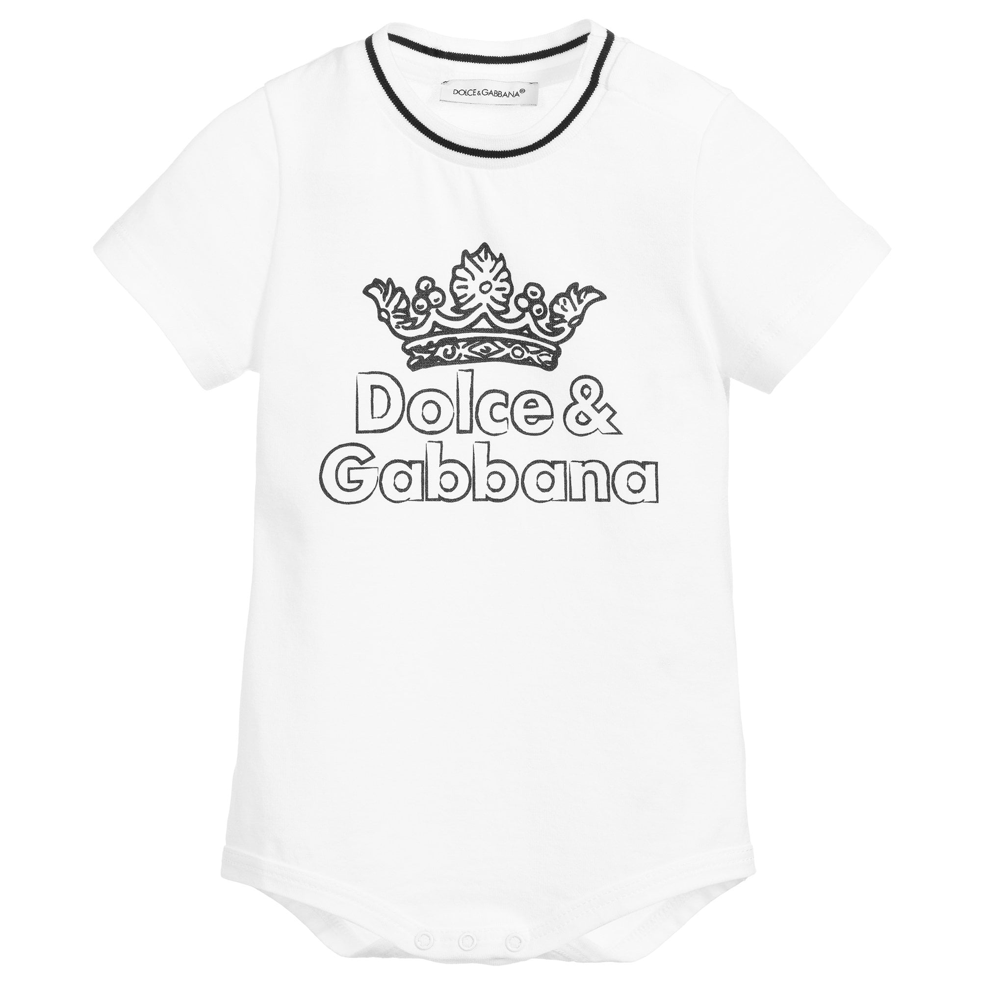 Dolce &amp; Gabbana Baby Boys Body Suit White