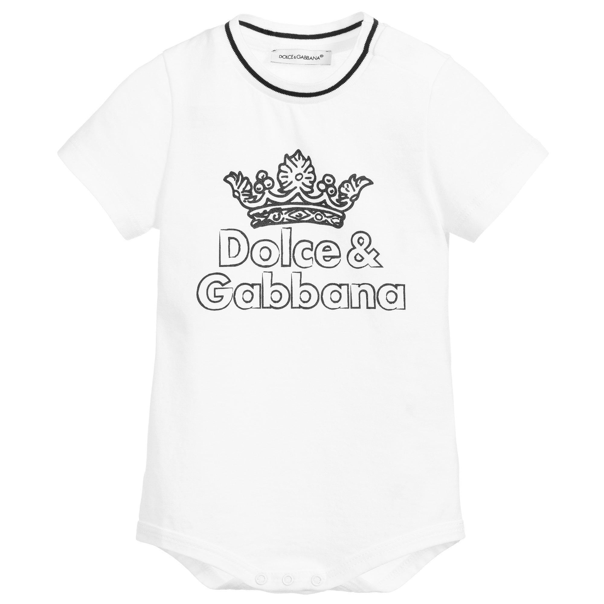 Dolce &amp; Gabbana Baby Boys Body Suit White