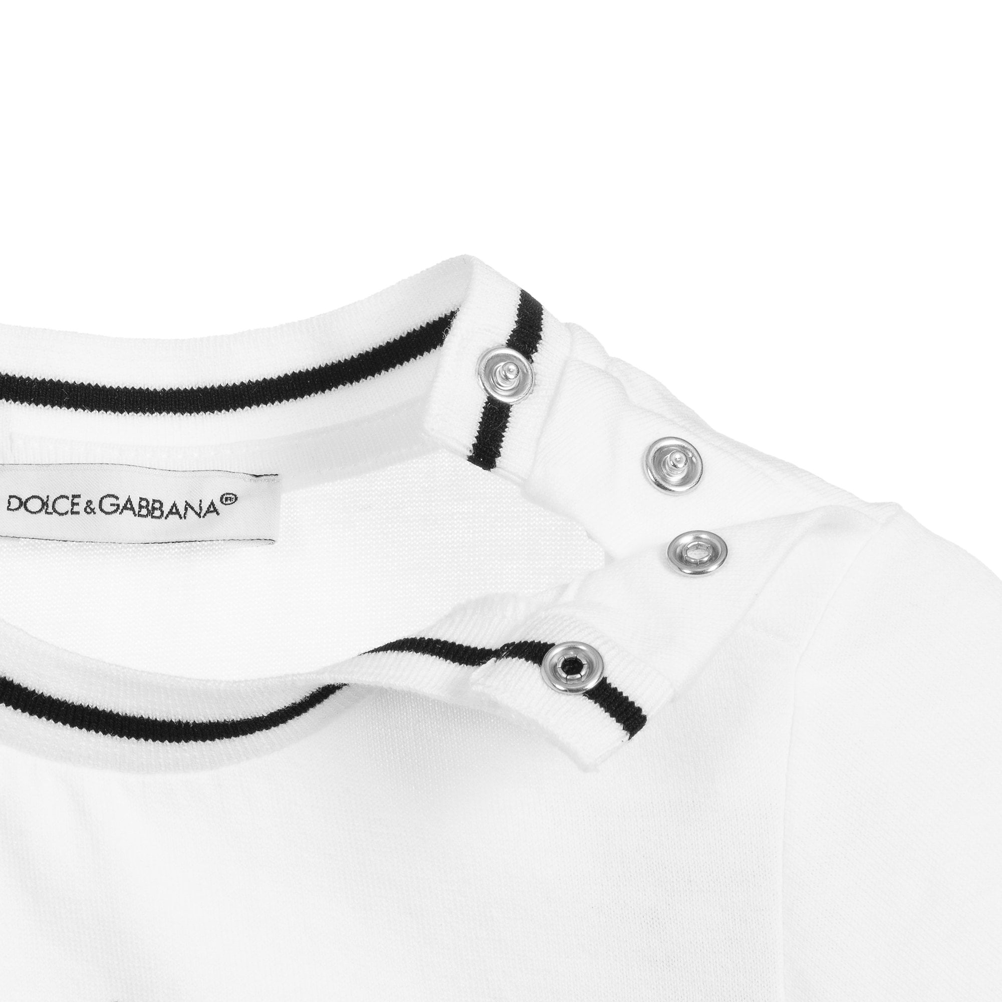 Dolce &amp; Gabbana Baby Boys Body Suit White