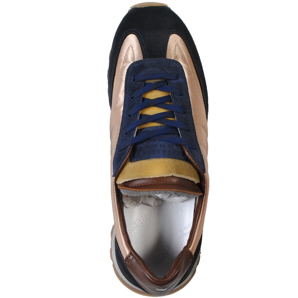 Maison Margiela Men&#39;s Extended Sole Runner Trainers Gold