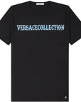 Versace Collection Men's Logo Print T-Shirt Black
