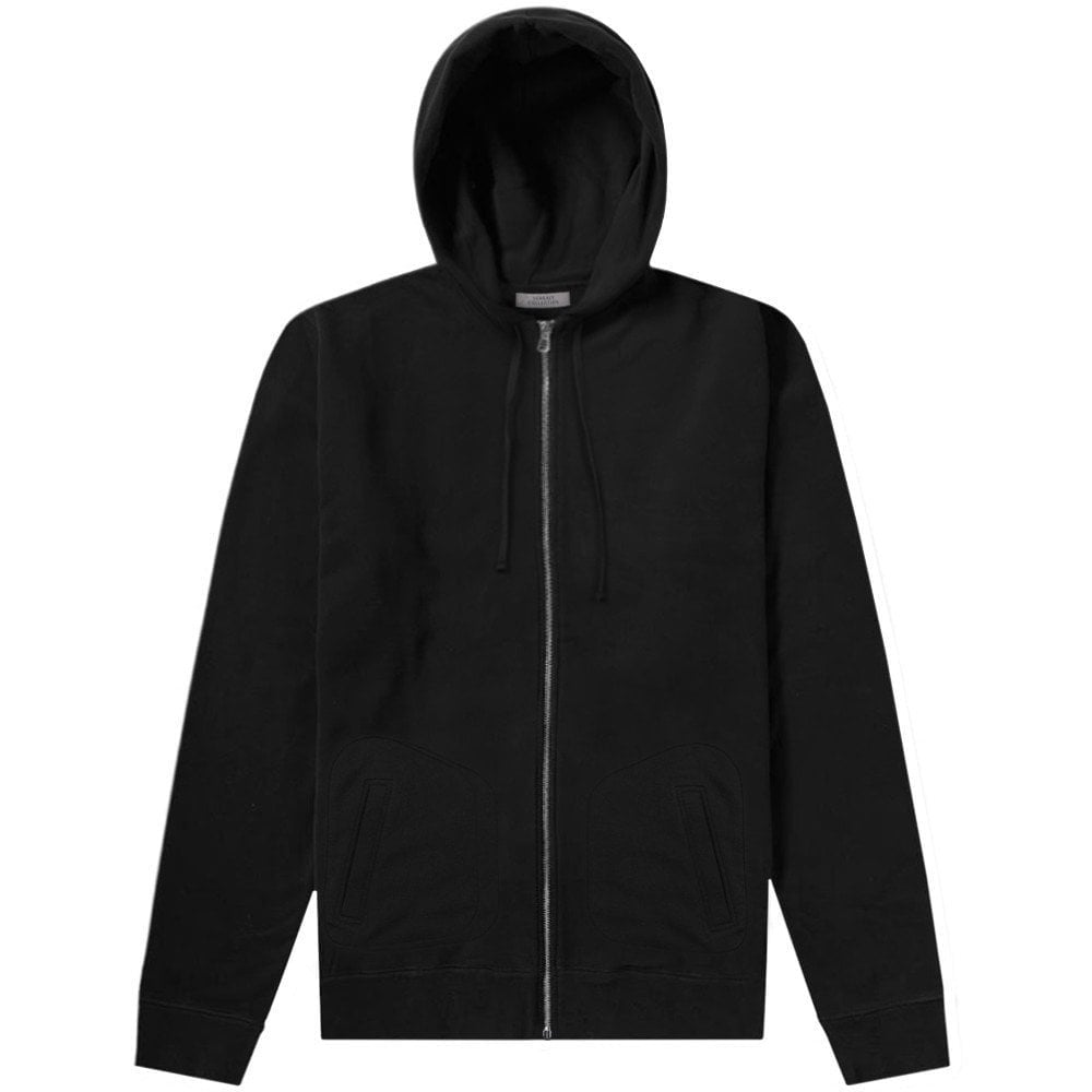 Versace Collection Men&#39;s Reverse Logo Hoodie Black