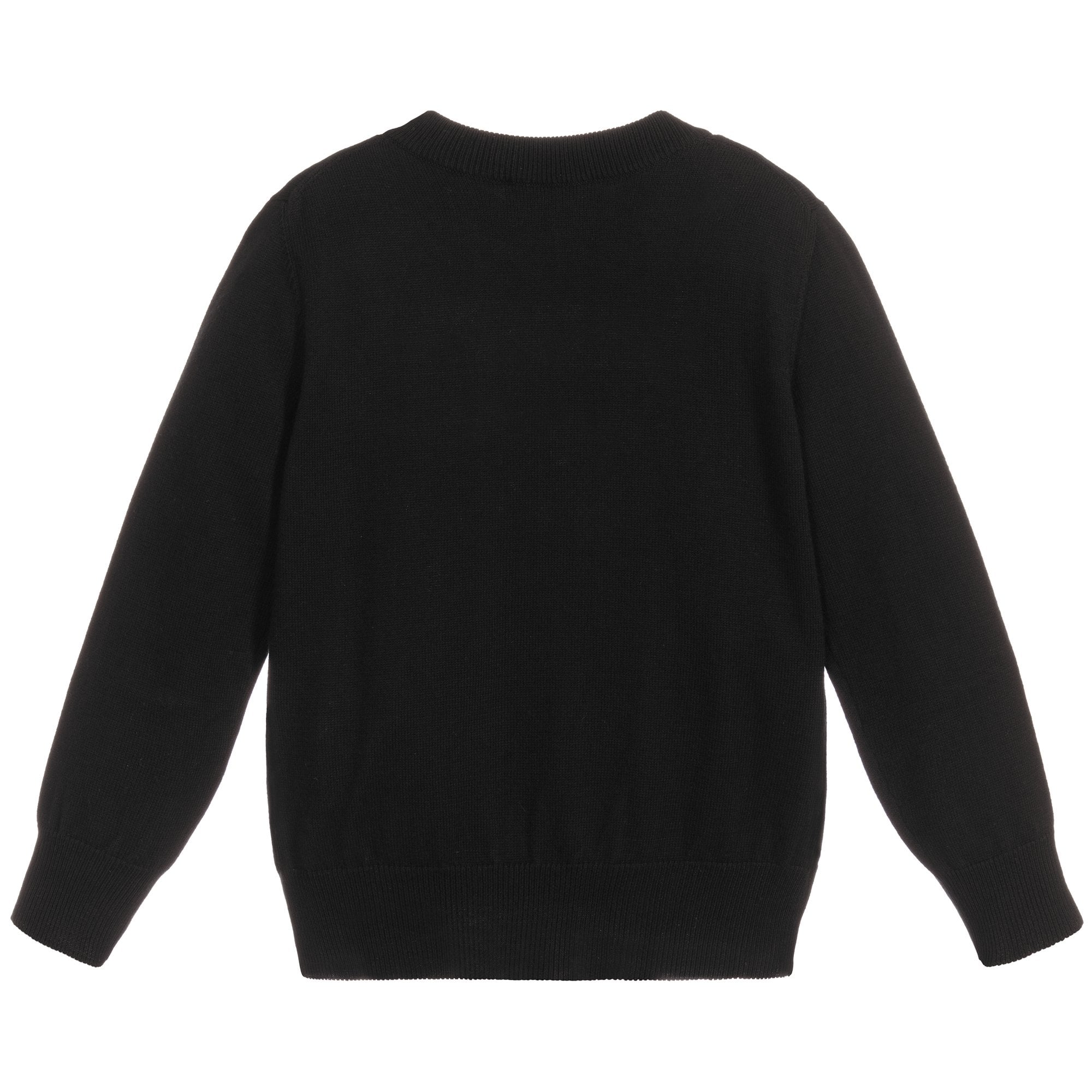 Young Versace Boys Logo Knitted Jumper Black