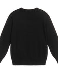 Young Versace Boys Logo Knitted Jumper Black