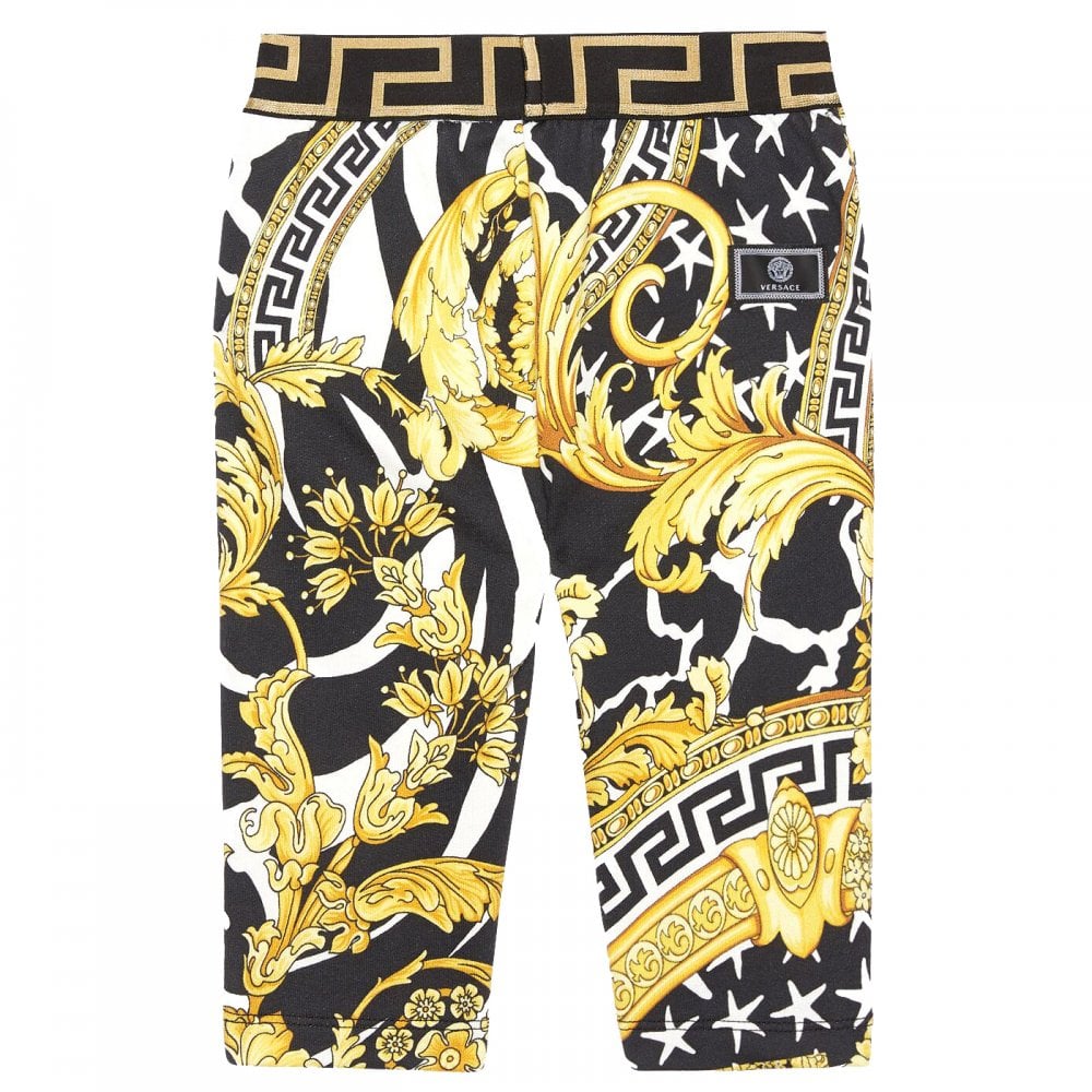 Young Versace Baby Boys All-Over Print Joggers Multi-Coloured