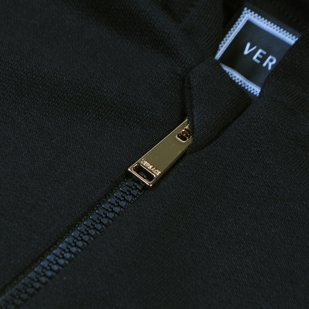 Young Versace Boys Reverse Logo Print Hoodie Black