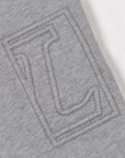 Lanvin Boys Logo Cotton Joggers Grey