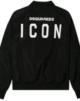DSquared2 Boys ICON Logo Jacket Black
