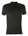 Versace Collection Men's Double Pocket Polo Shirt Black