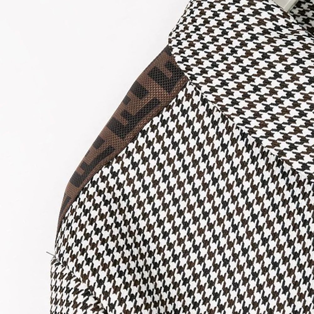 Fendi Boys Patterned Jacket White