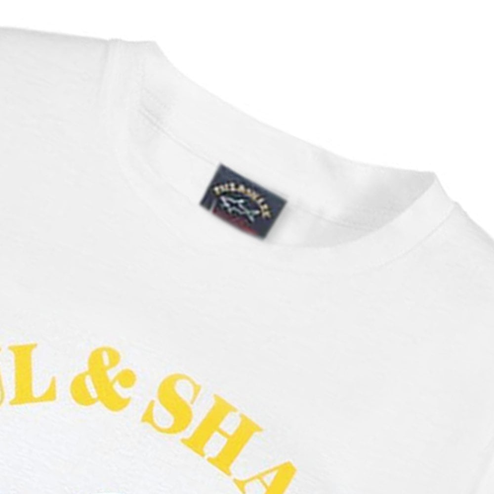 Paul &amp; Shark Boy&#39;s Yachting Logo Print T-Shirt White