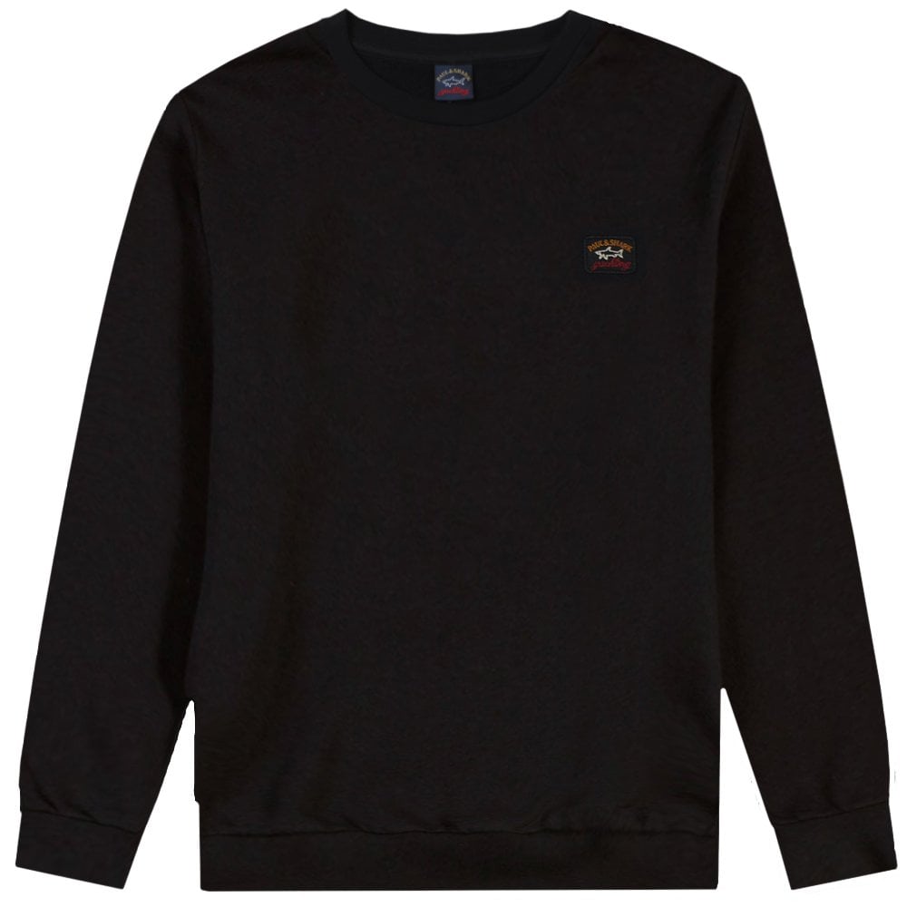 Paul &amp; Shark Boy&#39;s Small Patch Logo Sweatshirt Black