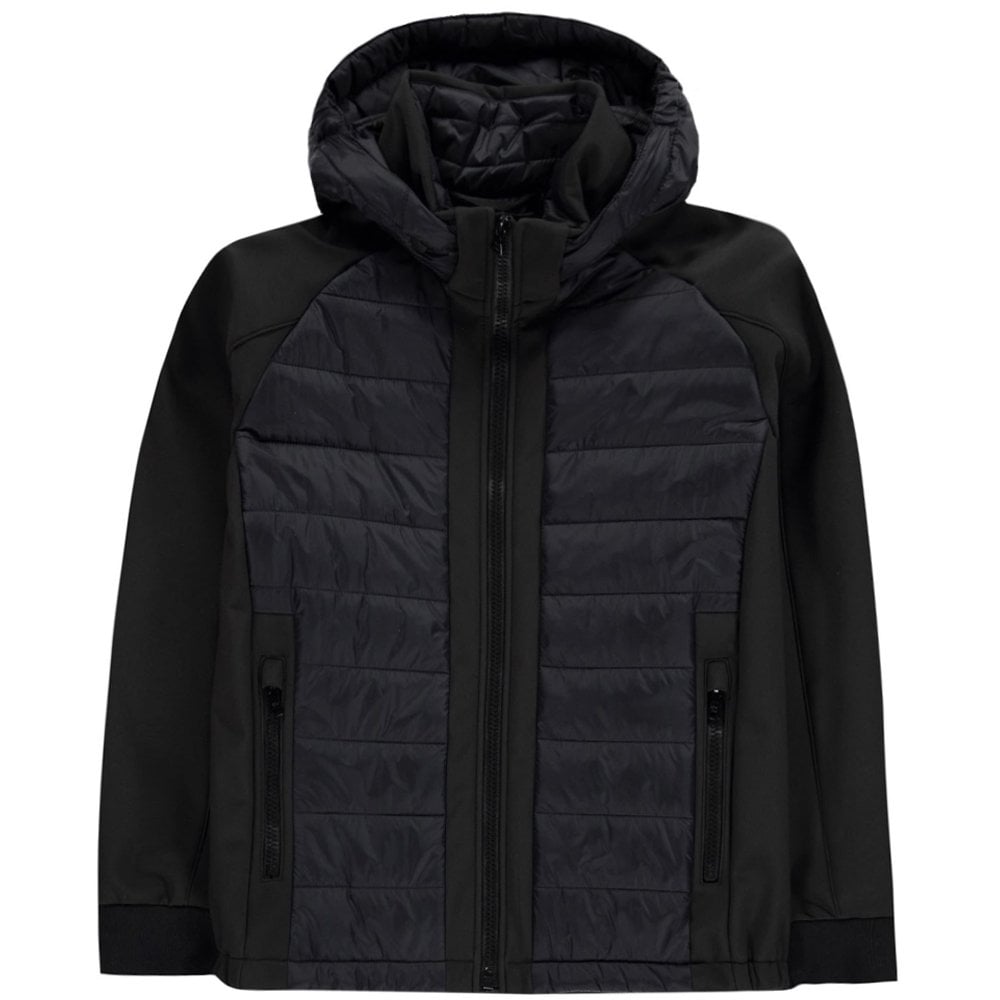 Paul &amp; Shark Boy&#39;s Shell Quilted Jacket Black