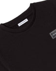 Dolce & Gabbana Boys Long Sleeve Metal Logo T-Shirt Black