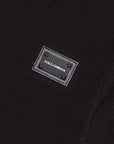 Dolce & Gabbana Boys Long Sleeve Metal Logo T-Shirt Black