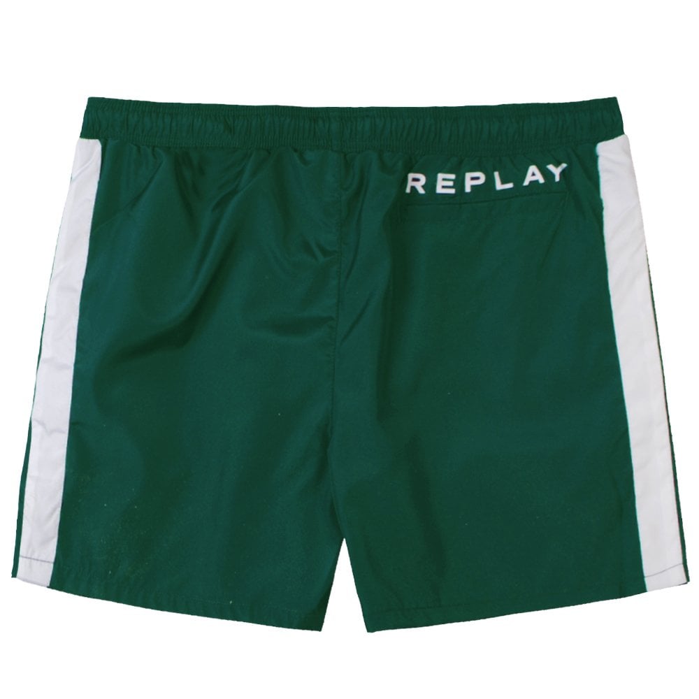 Replay Men&#39;s Taped Shorts Green