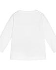 Dolce & Gabbana Baby Boys Logo Print Long-Sleeved T-Shirt White