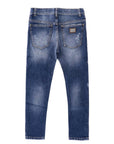 Dolce & Gabbana Boys Distressed Jeans Blue