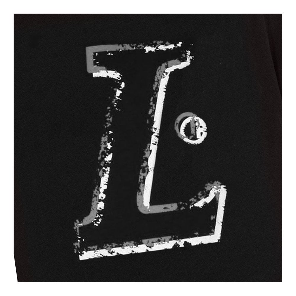 Lanvin Paris Boys &quot;L&quot; Logo T-Shirt Black
