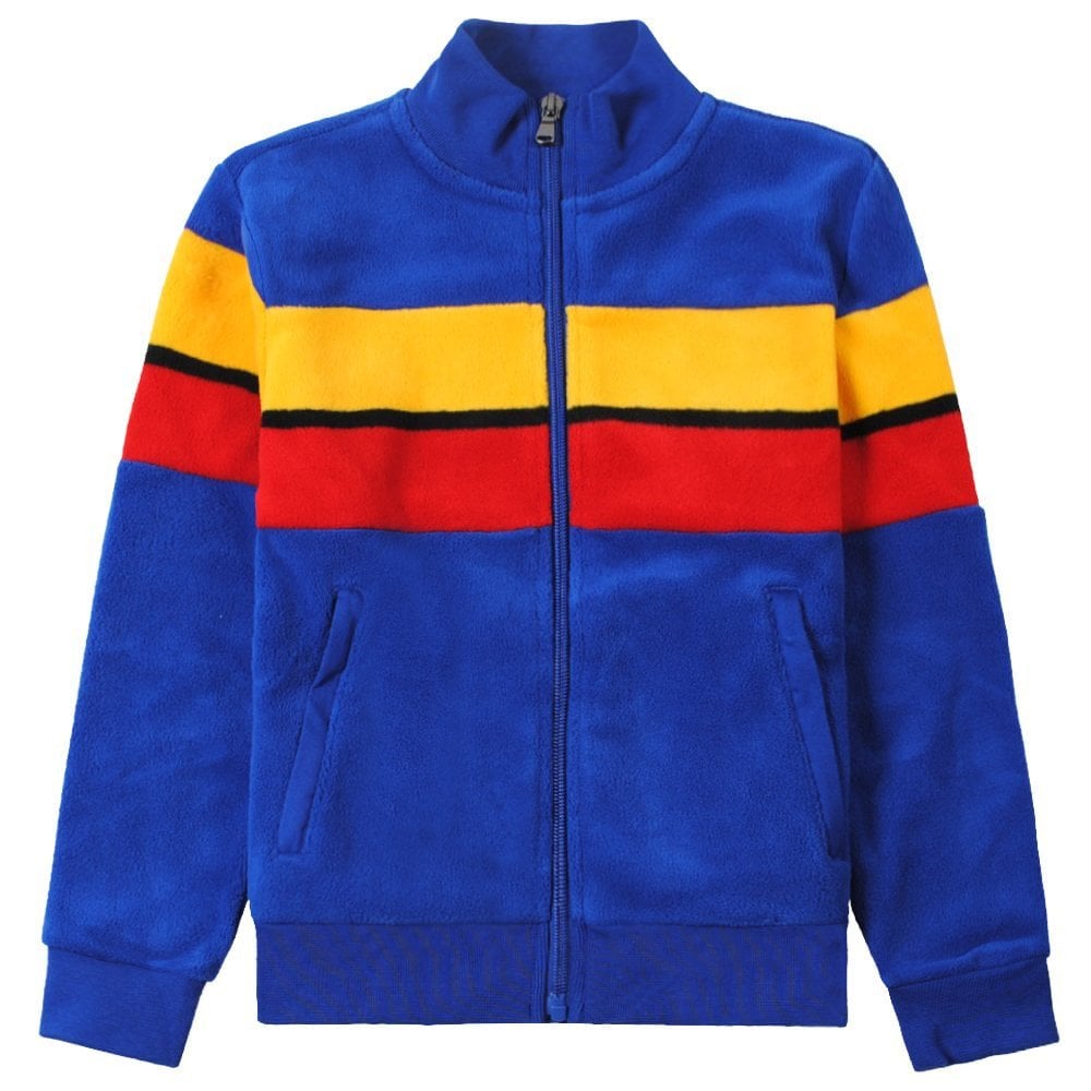 Ralph Lauren Boy&#39;s Fleece Zip-up Cardigan Blue