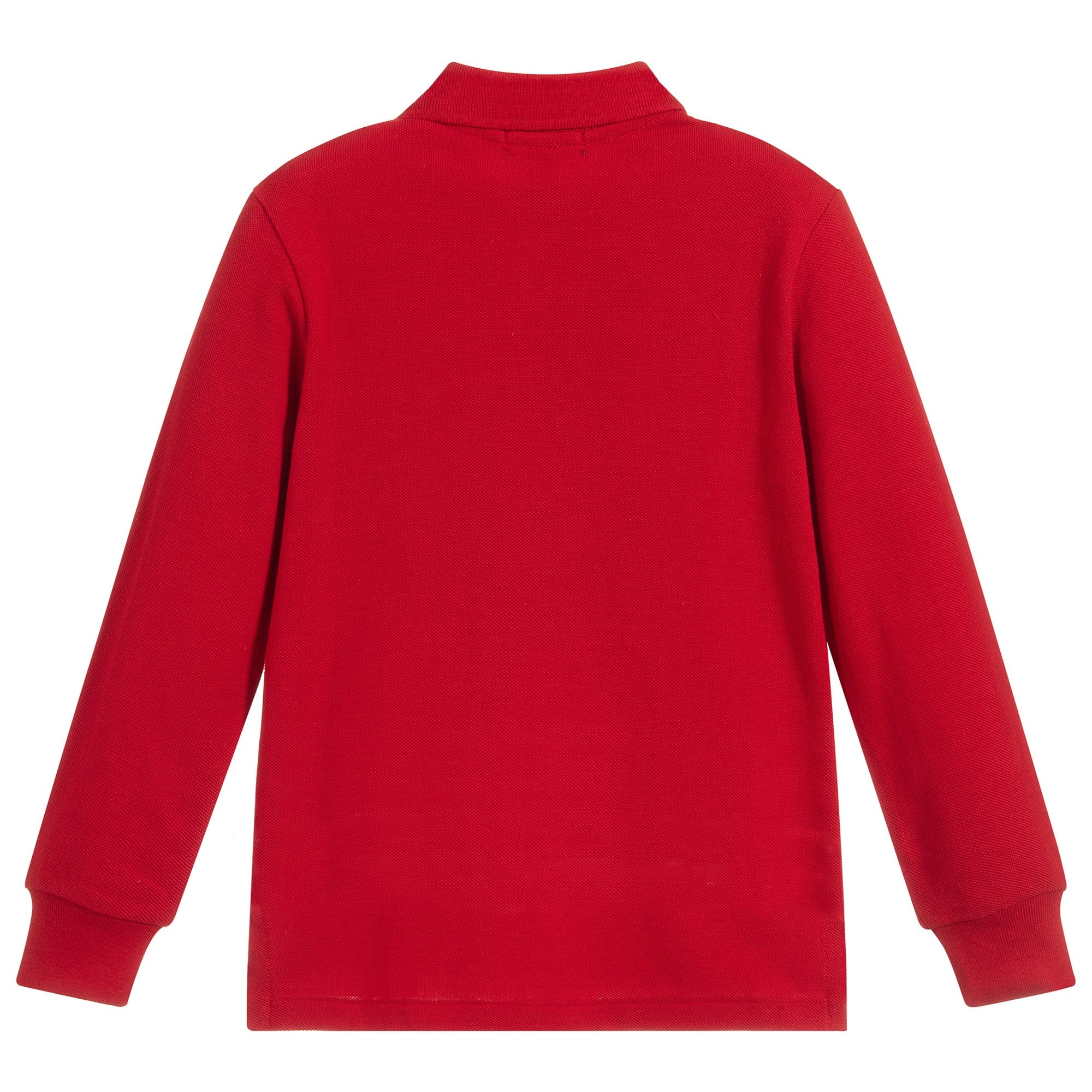 Ralph Lauren Boy&#39;s Cotton Piqué Polo L/s Red