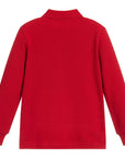 Ralph Lauren Boy's Cotton Piqué Polo L/s Red