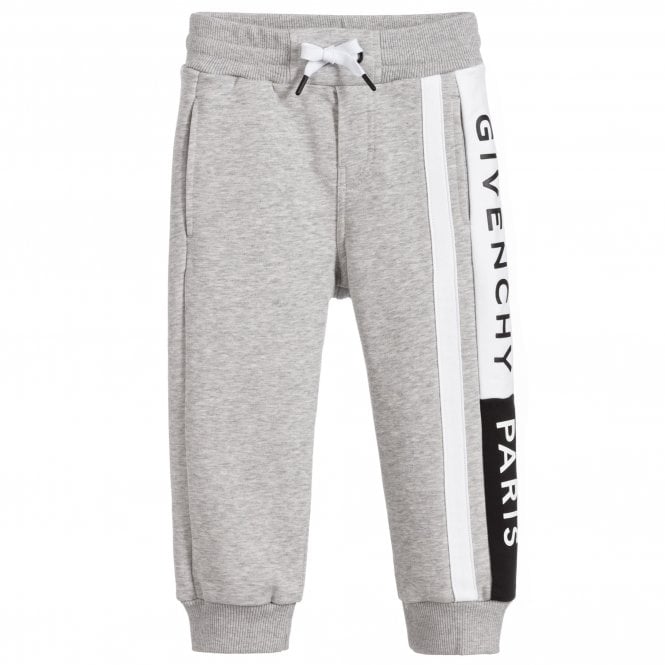 Givenchy Boys Logo Print Joggers Grey