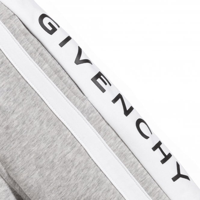 Givenchy Boys Logo Print Joggers Grey