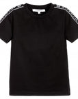 Givenchy Boys Tape Logo T-Shirt Black