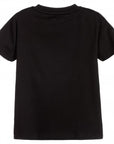 Givenchy Boys Tape Logo T-Shirt Black