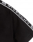 Givenchy Boys Tape Logo T-Shirt Black