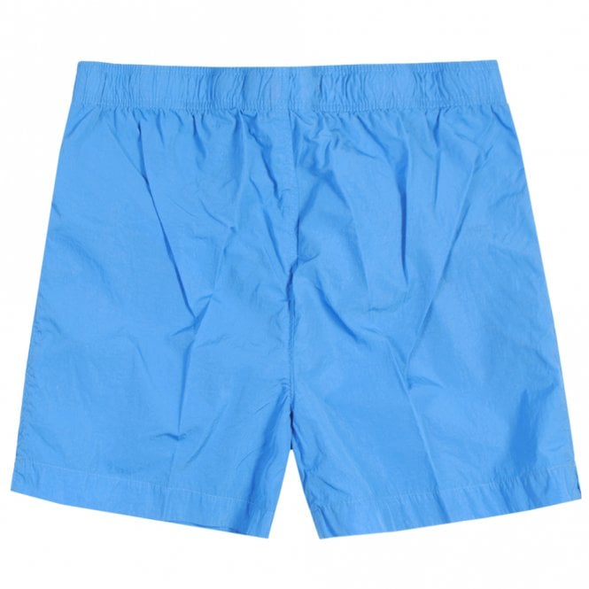 C.P Company Boys Logo Patch Swimshorts Blue