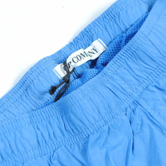 C.P Company Boys Logo Patch Swimshorts Blue