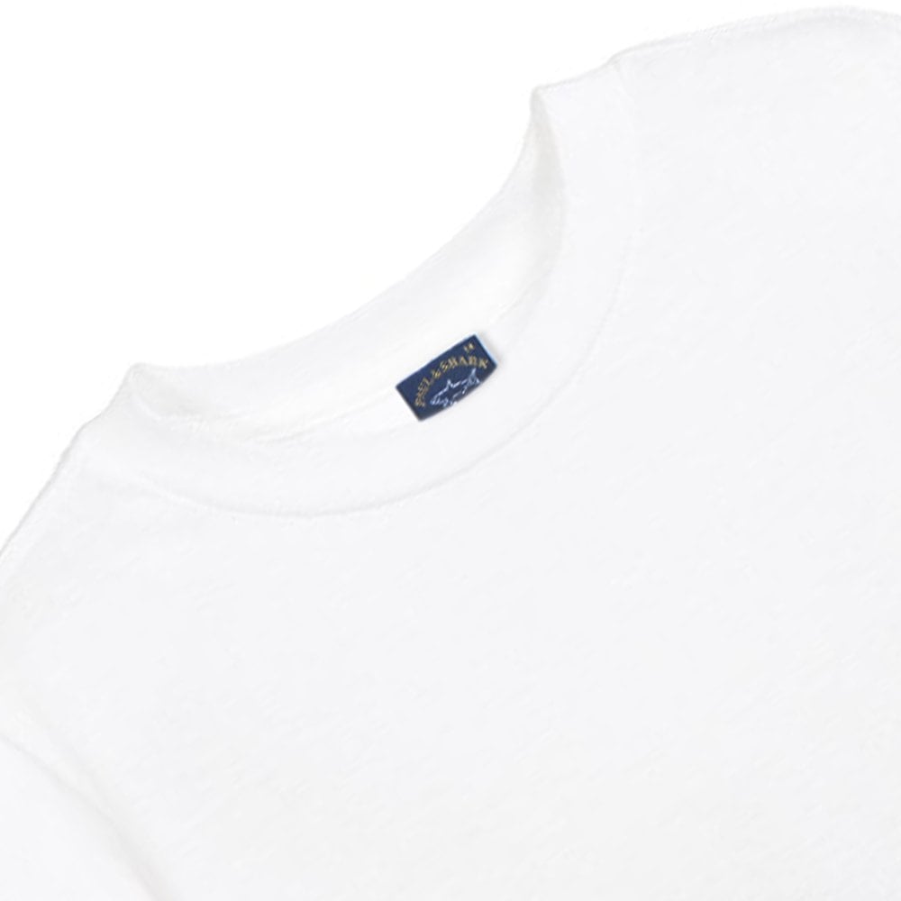 Paul &amp; Shark Boy&#39;s Logo Patch T-shirt White