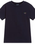 Paul & Shark Boy's Logo Patch T-shirt Navy