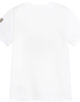 Paul & Shark Boy's Reflective Logo Print T-Shirt White