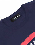 DSquared2 Men's Graphic Logo Print T-Shirt Blue