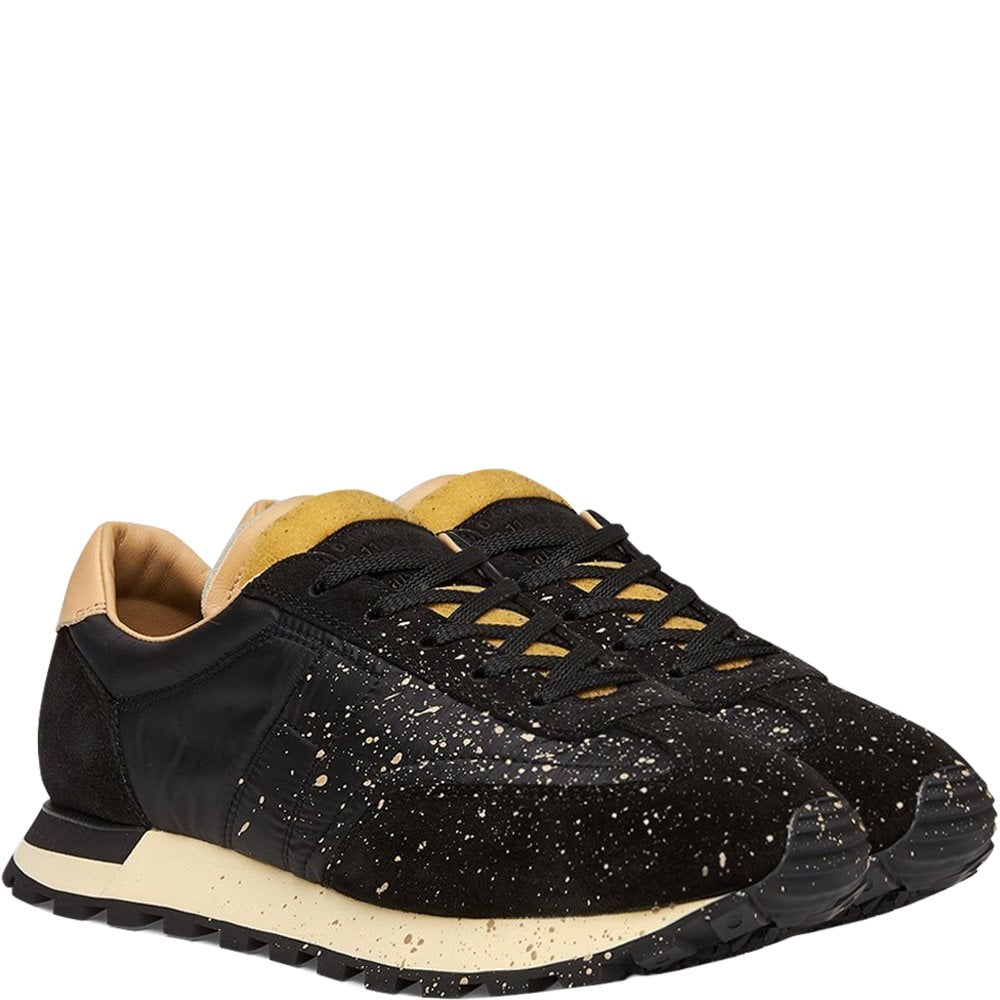 Maison Margiela Men&#39;s Paint Splash Extended Sole Runner Black