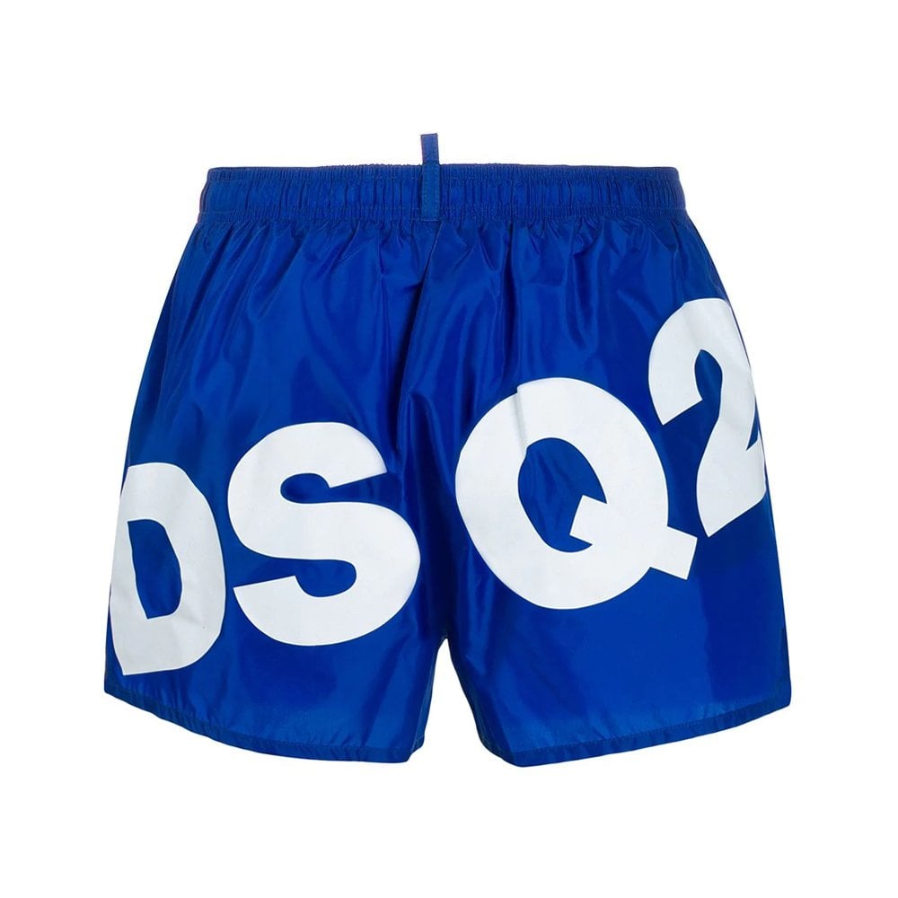 Dsquared2 Men&#39;s Back Logo Shorts Blue