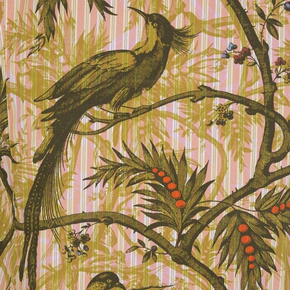 Vivienne Westwood Men&#39;s Birds And Berries Short Sleeve Shirt Green
