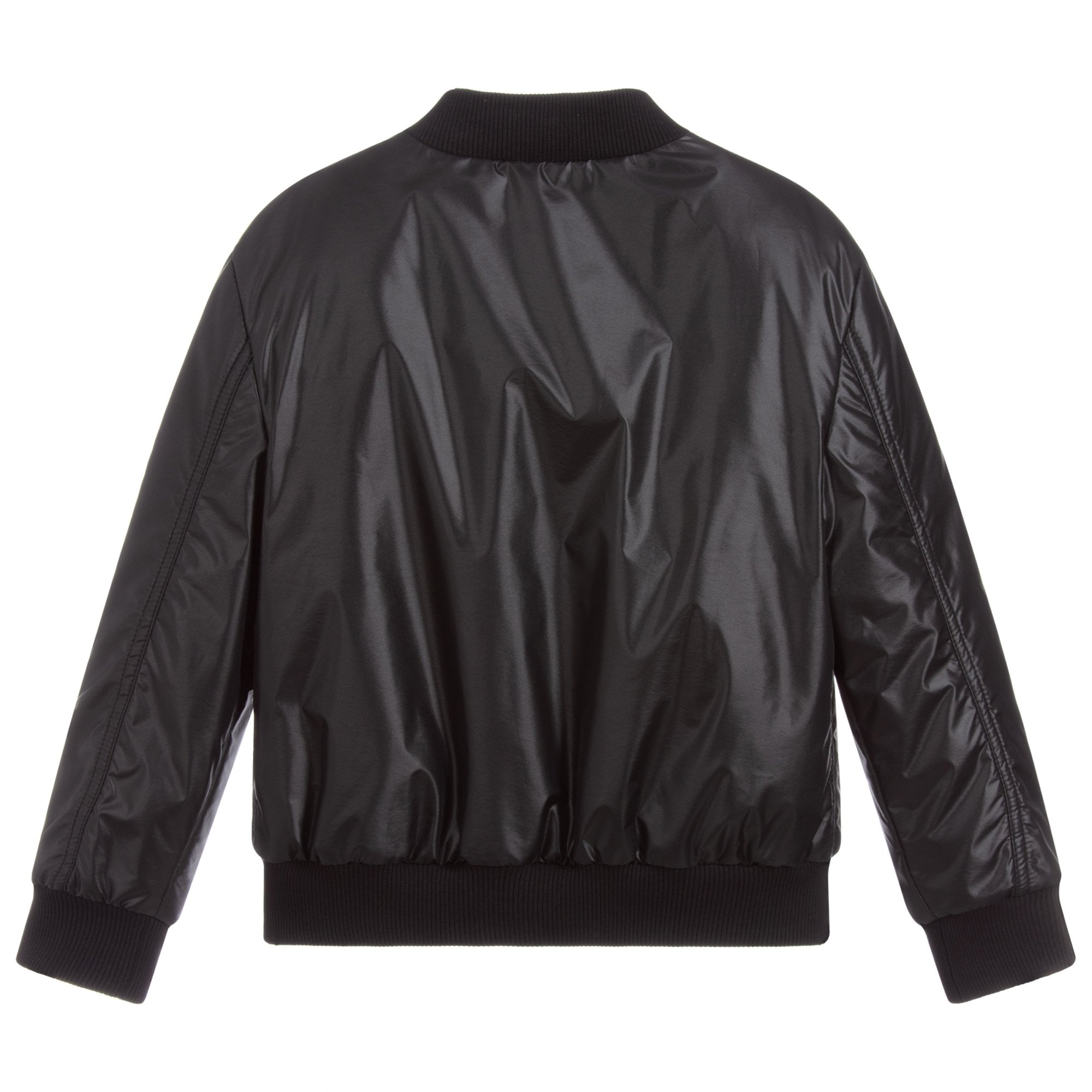 Young Versace Boys Bomber Jacket Black