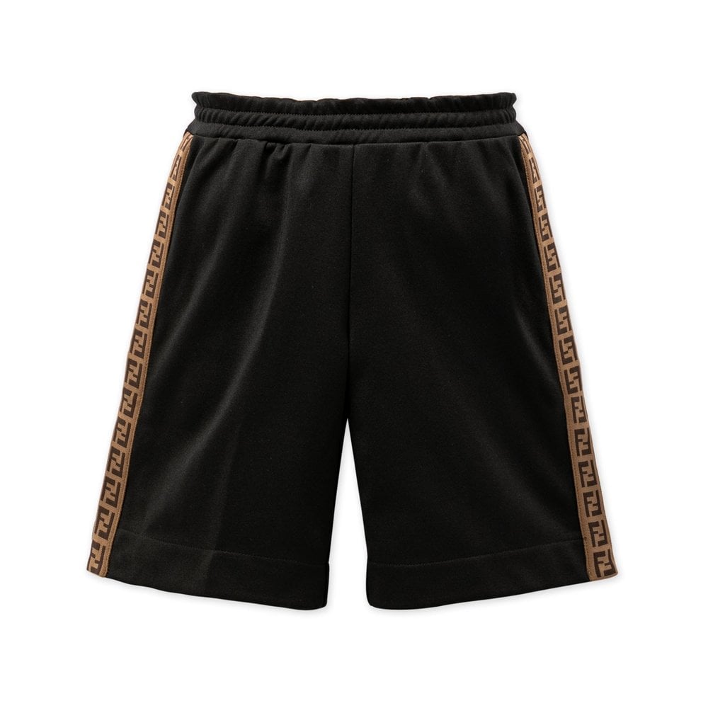 Fendi Boys Side Logo Shorts Black