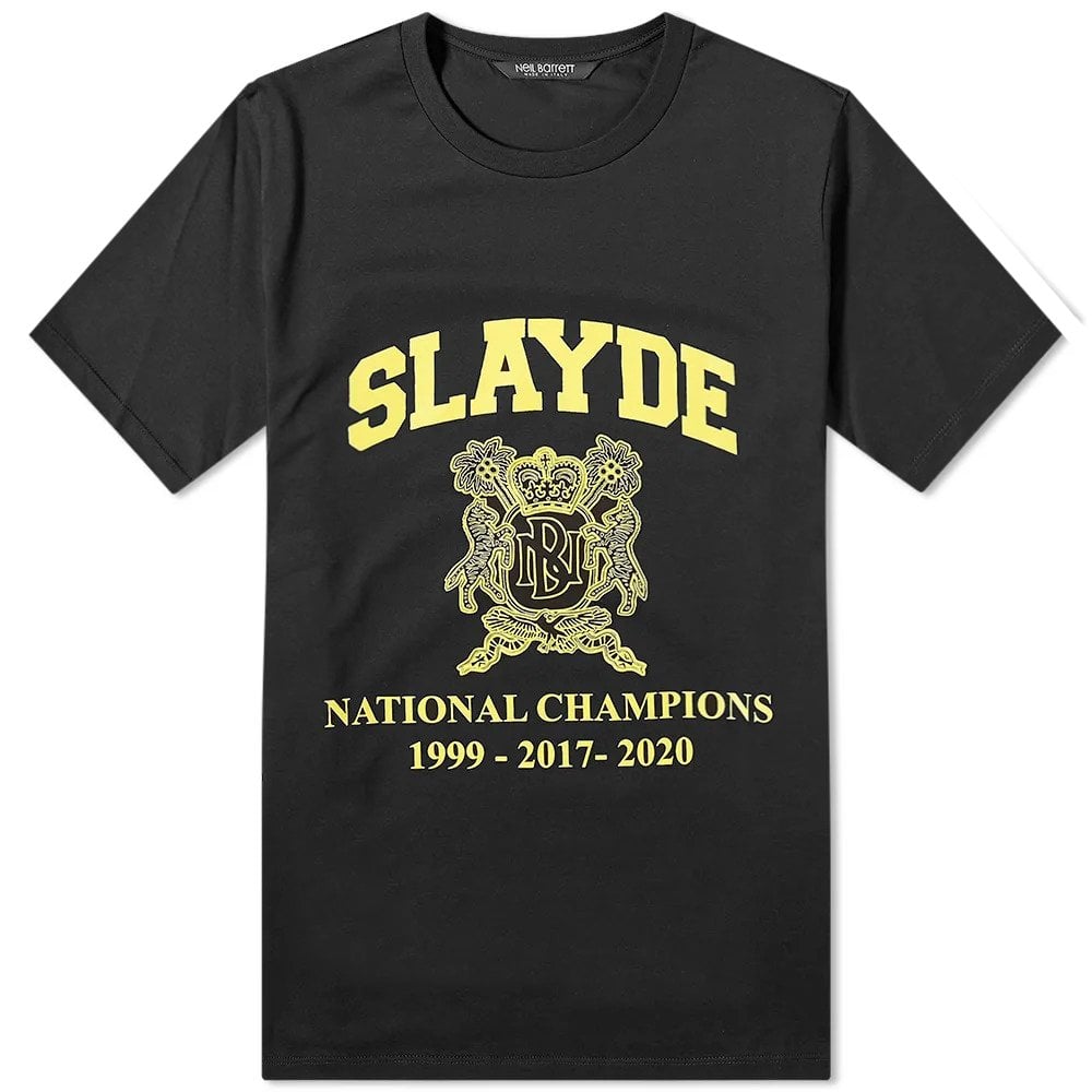 Neil Barrett Men&#39;s Slayde T-shirt Black