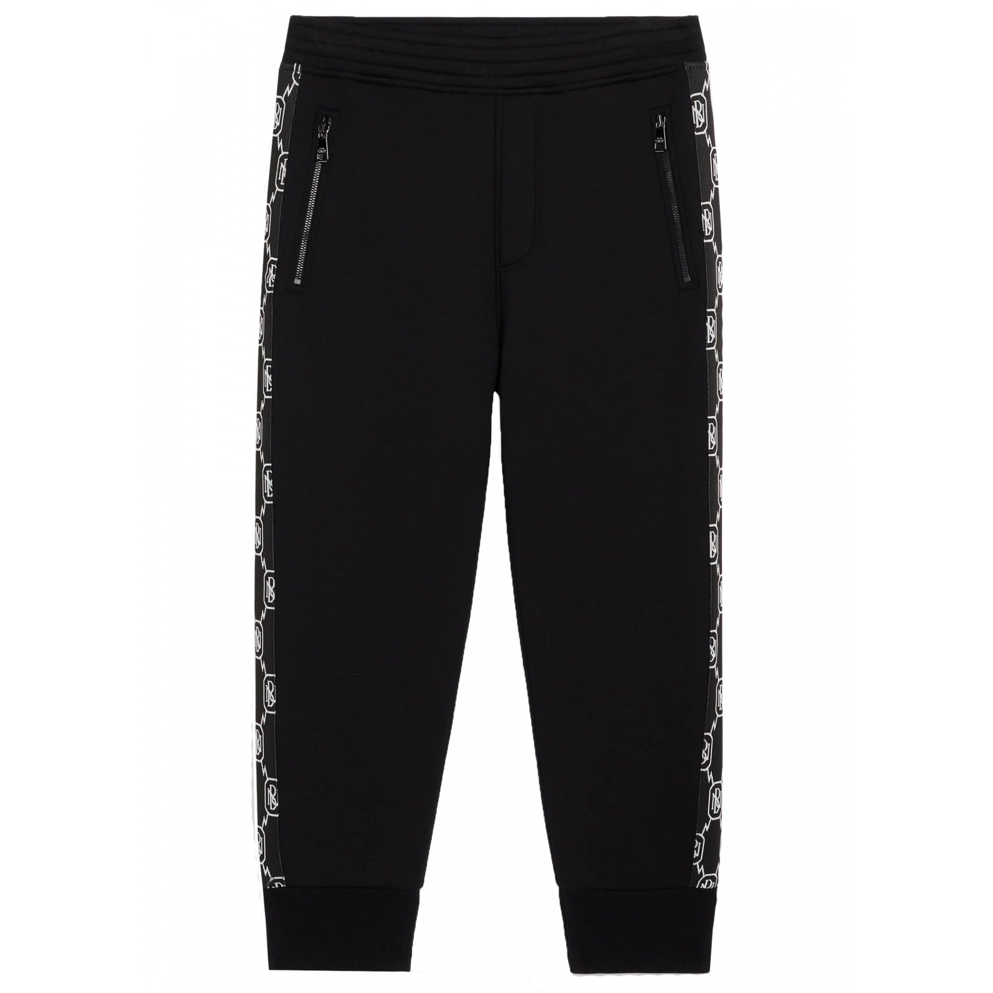 Neil Barrett Men&#39;s Monogram Joggers Black