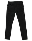 Neil Barrett Men's Distressed Slim Jeans Black