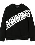 Dsquared2 Boys Mirrored Logo Sweatshirt Black