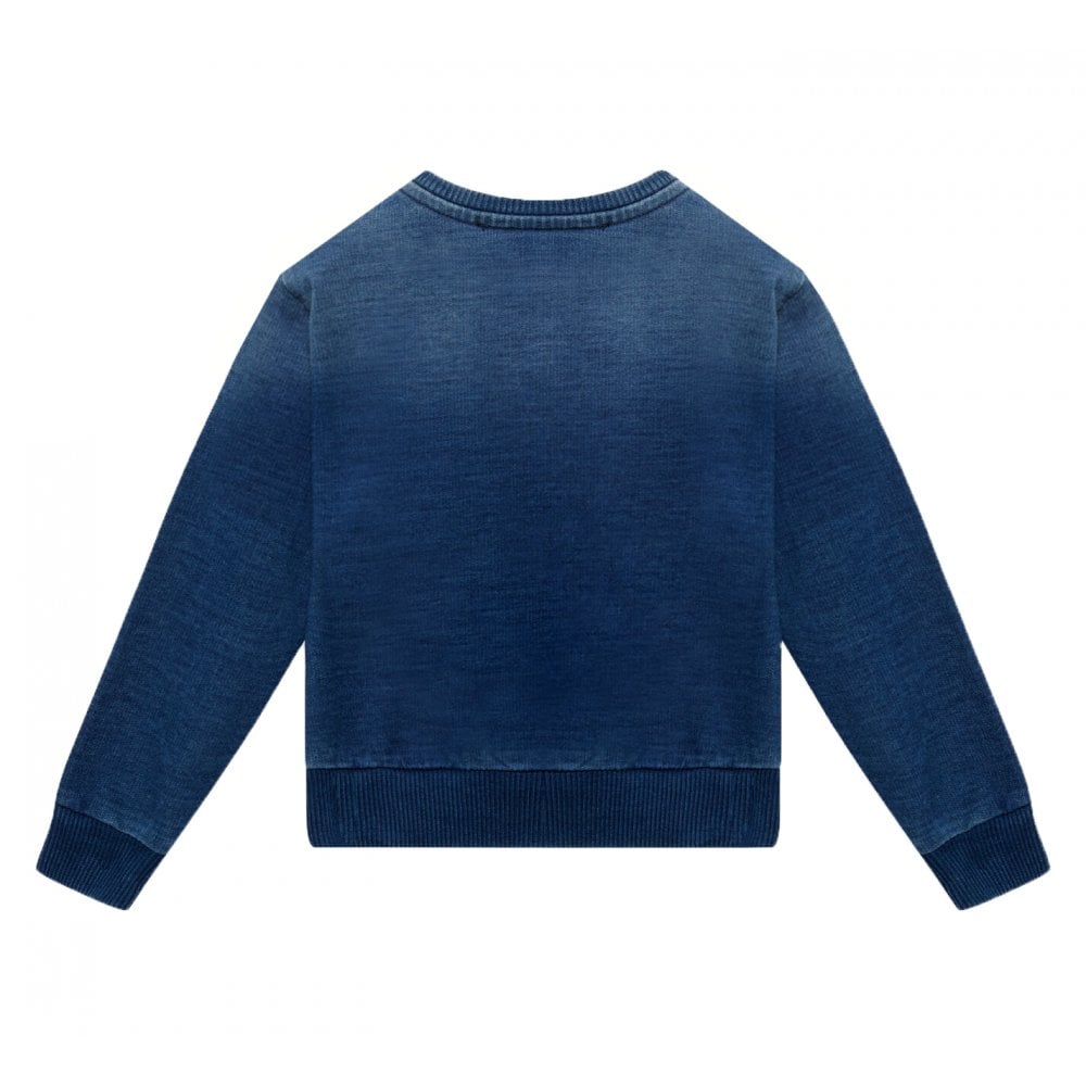 Versace Baby Boys Cotton Sweatshirt Blue