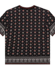 Dolce & Gabbana Boys Patterned Cotton T-Shirt Black