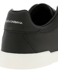 Dolce & Gabbana Boys Leather Trainers Black
